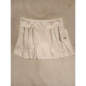 G Lifestyle Golf Skort White Blue Black Stripe Women L